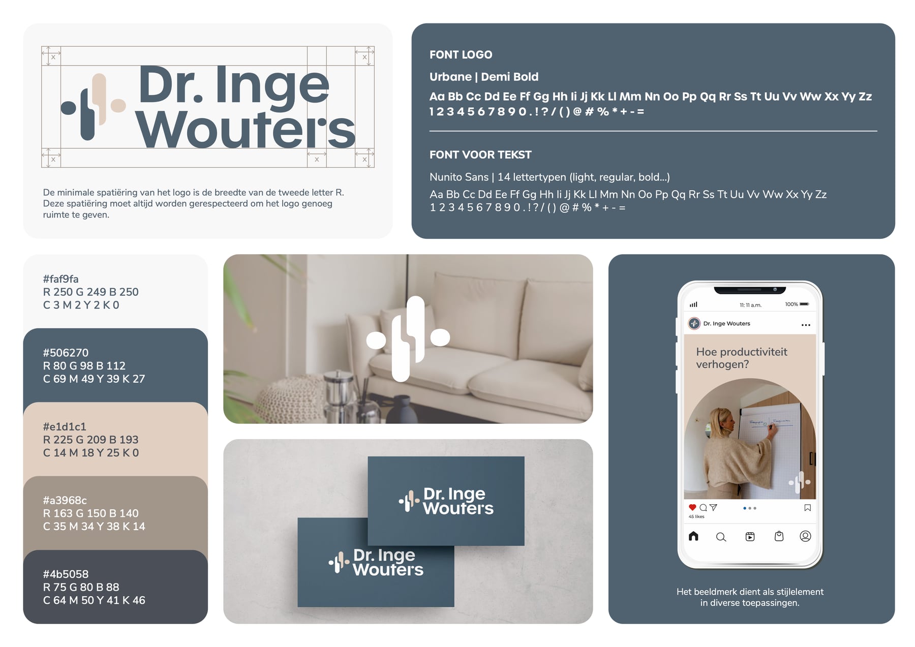 Het stijlblad van Dr. Inge Wouters