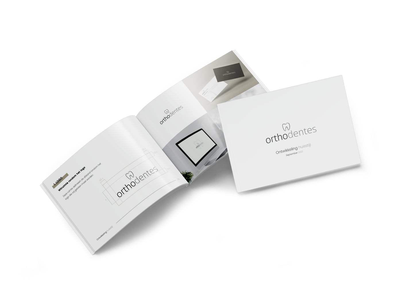 Opengeslagen brochure van Orthodentes